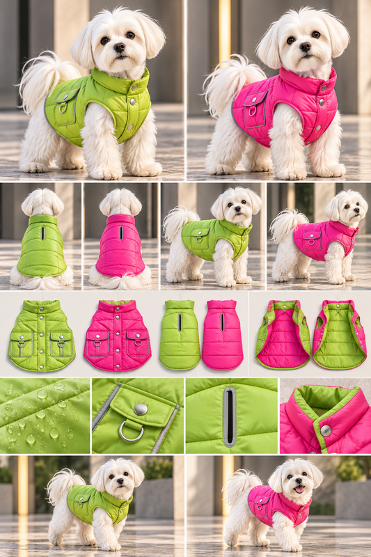 FIRST PRESS - PETS - URBAN CORE ADVENTURE COLLECTION - Reversible Parka Vest