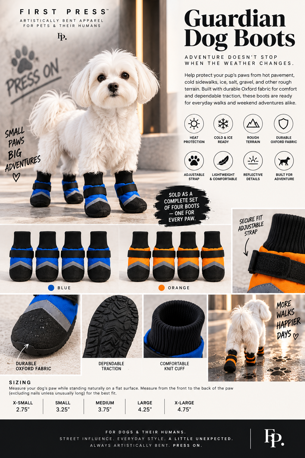 FIRST PRESS - PETS - STREET GEAR - Guardian Dog Boots