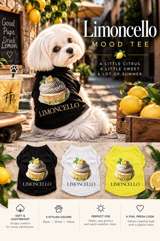 FIRST PRESS - PETS - STREET ESSENTIALS TEES + SHIRTS - Limoncello Mood Tee