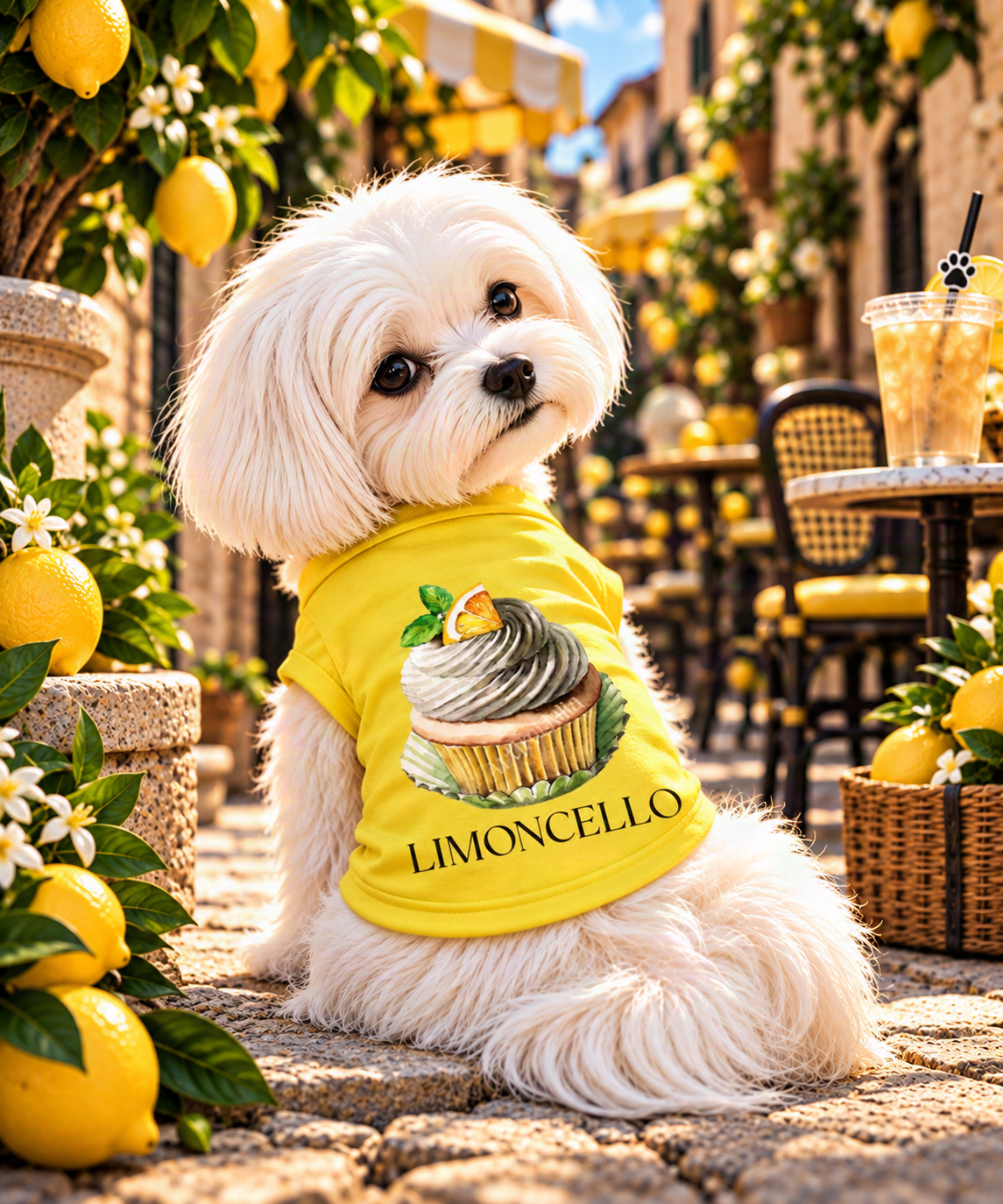 FIRST PRESS - PETS - STREET ESSENTIALS TEES + SHIRTS - Limoncello Mood Tee