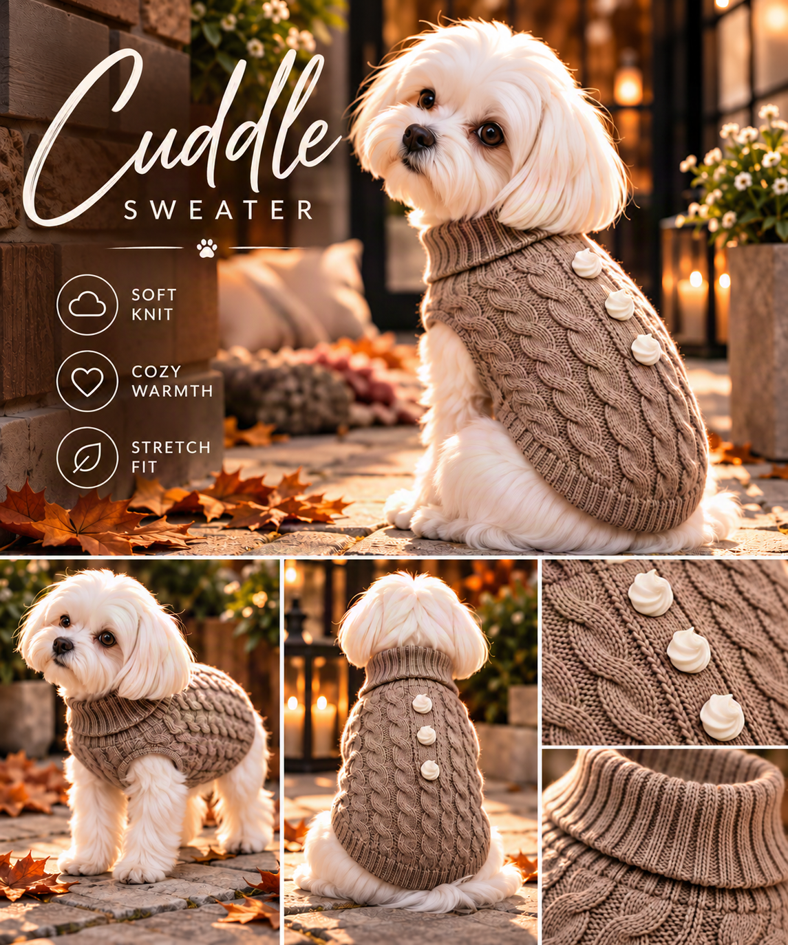 FIRST PRESS - PETS - URBAN CORE COLLECTION - Cuddle Sweater