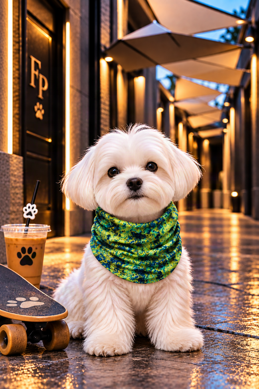 FIRST PRESS - PETS - BANDANAS & SCRUFFS - Patina Pup Scruff
