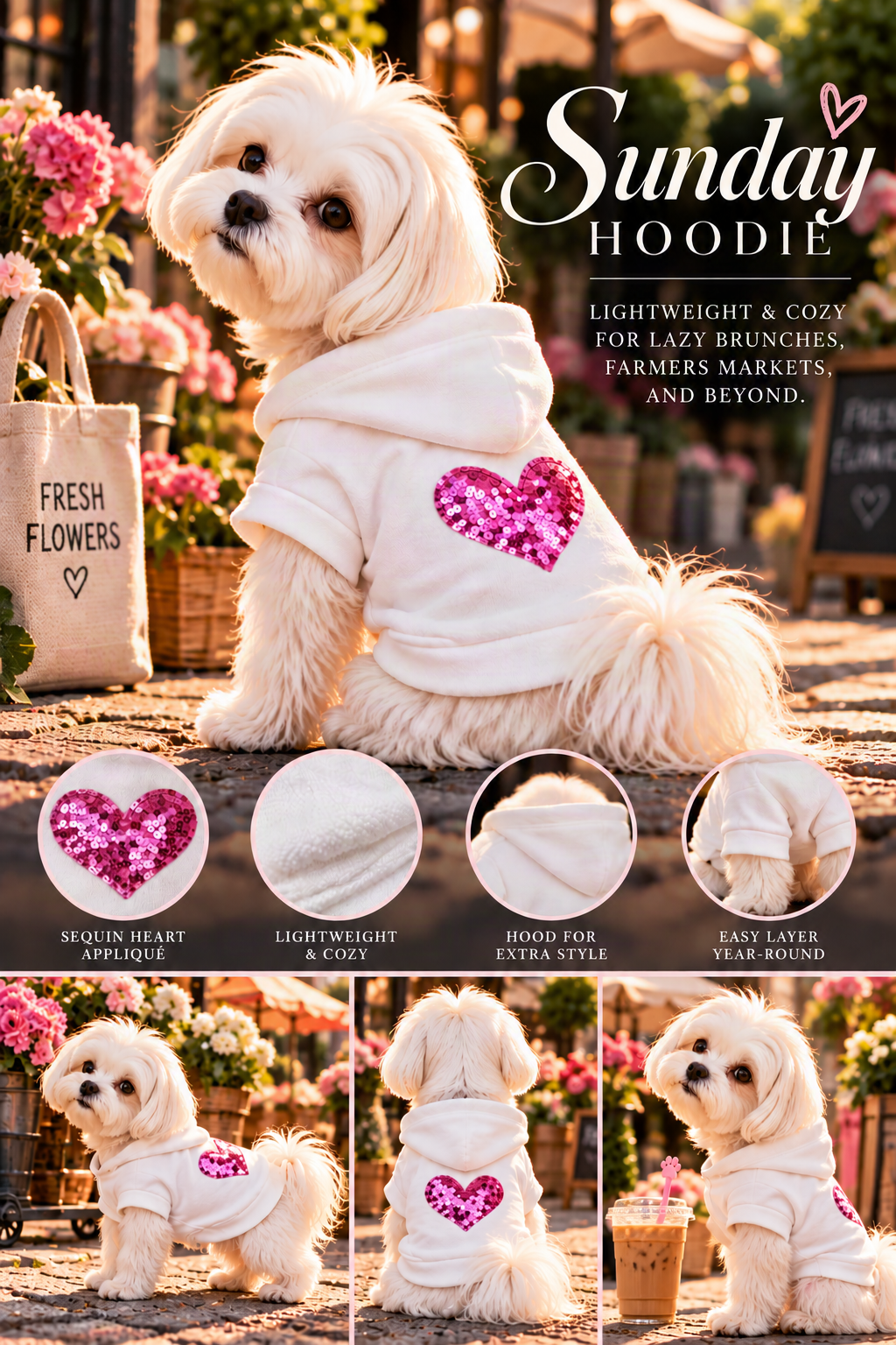 FIRST PRESS - PETS - URBAN CORE COLLECTION - HOODIES & PULLOVERS - Sunday Hoodie