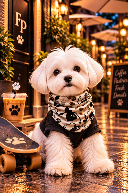 FIRST PRESS - PETS - BANDANAS & SCRUFFS - First Brew Pup Scruff