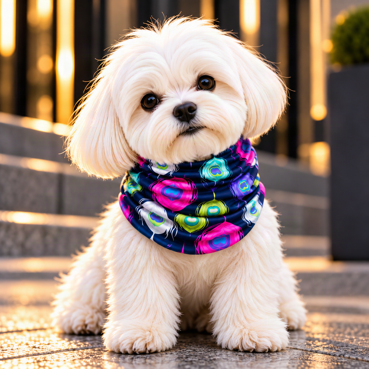 FIRST PRESS - PETS - BANDANAS & SCRUFFS - Peakie Pup Scruff