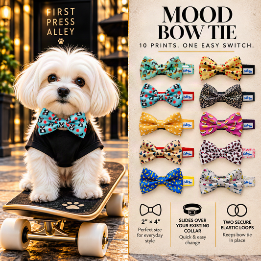 FIRST PRESS - PETS - NECKWEAR - Mood Bow Tie