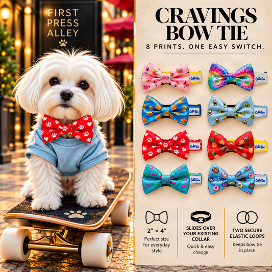 FIRST PRESS - PETS - NECKWEAR - Cravings Bow Tie