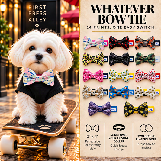 FIRST PRESS - PETS - NECKWEAR - Whatever Bow Tie