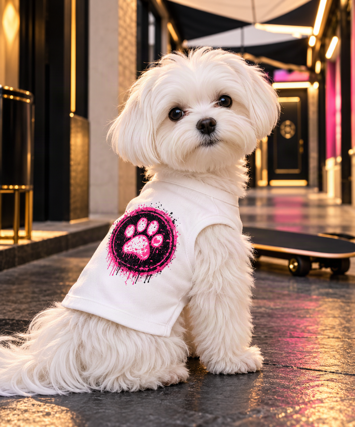 FIRST PRESS - PETS - TEES - "Paw Pop"