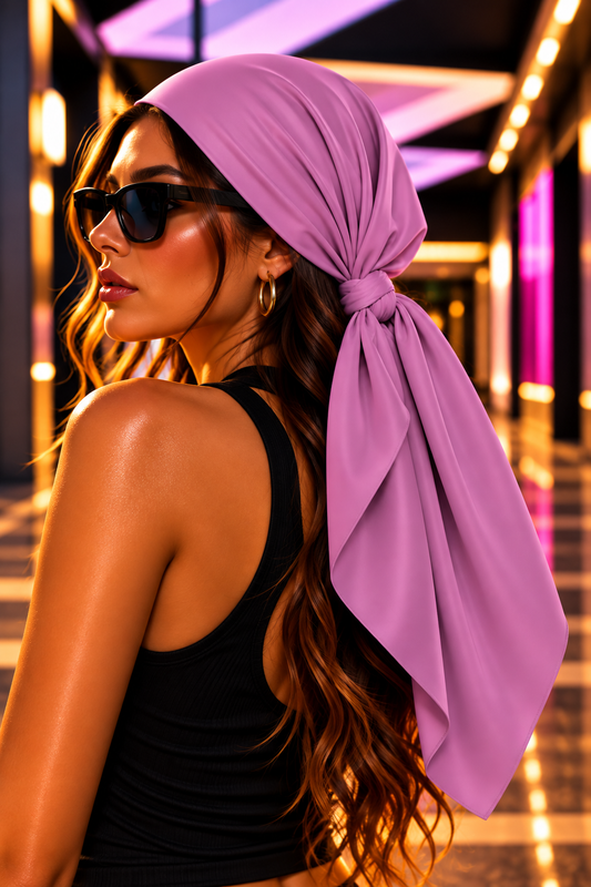 FIRST PRESS - HUMAN EDITION - BANDANA SCARF - Dusty Rose