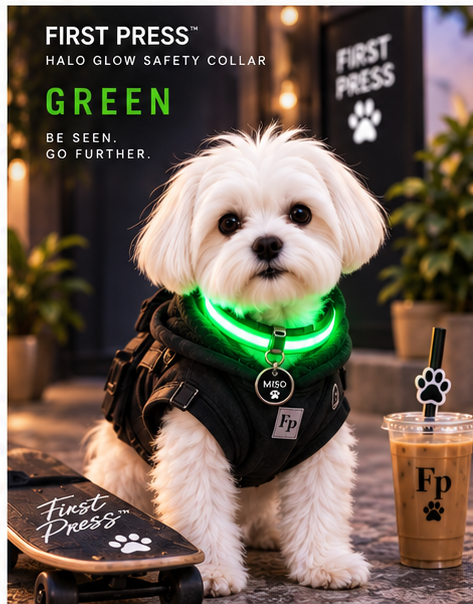 FIRST PRESS - PETS - STREET GEAR - Halo Glow Safety Collar