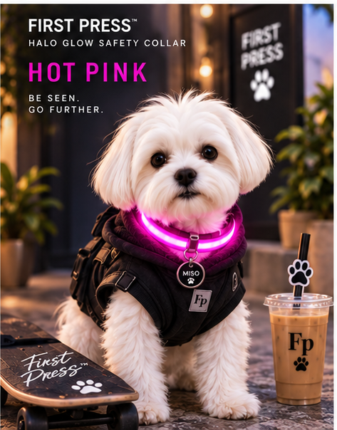 FIRST PRESS - PETS - STREET GEAR - Halo Glow Safety Collar