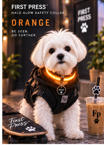 FIRST PRESS - PETS - STREET GEAR - Halo Glow Safety Collar