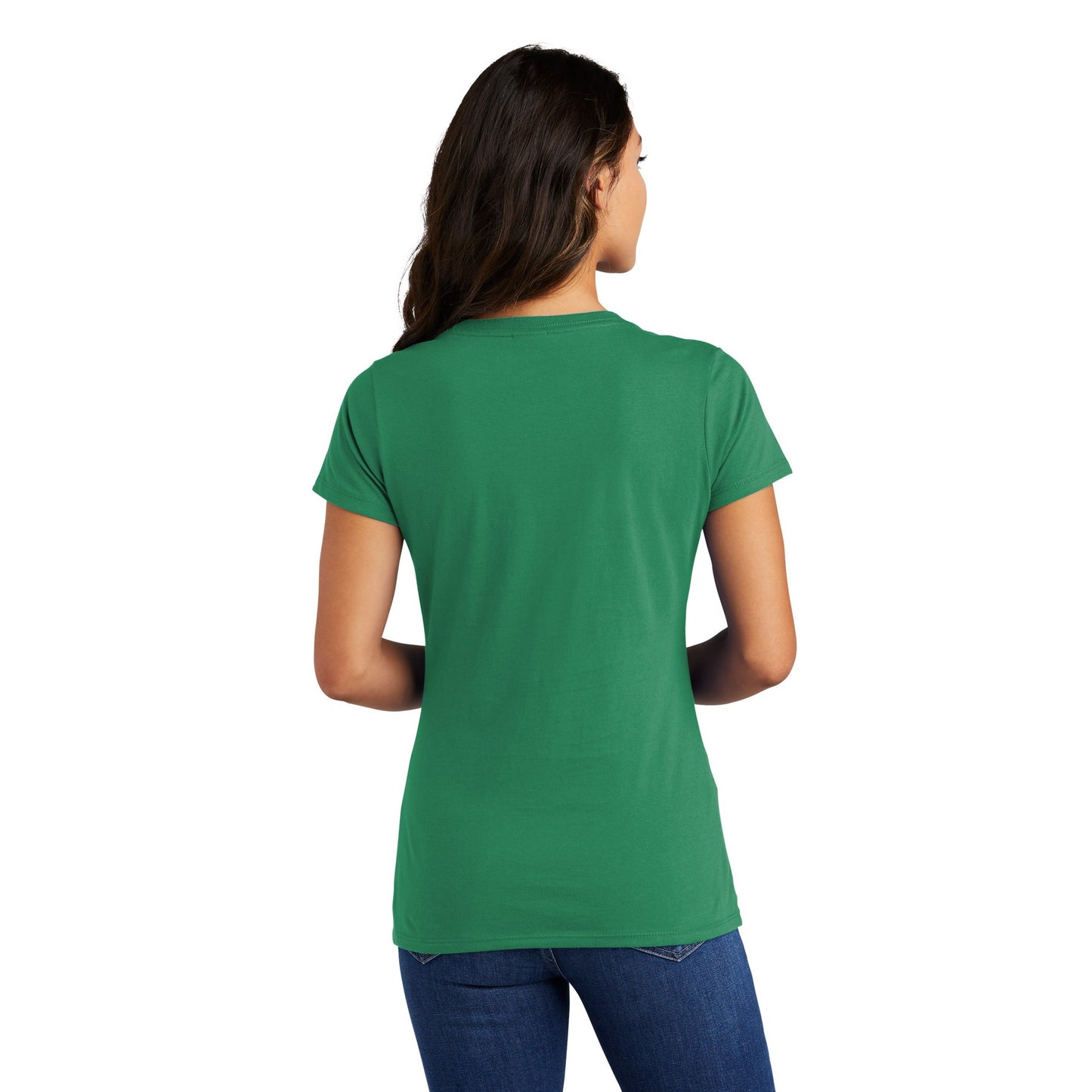 FIRST PRESS - HUMAN EDITION - WOMEN'S V-NECK TEE - "Clean Solids"