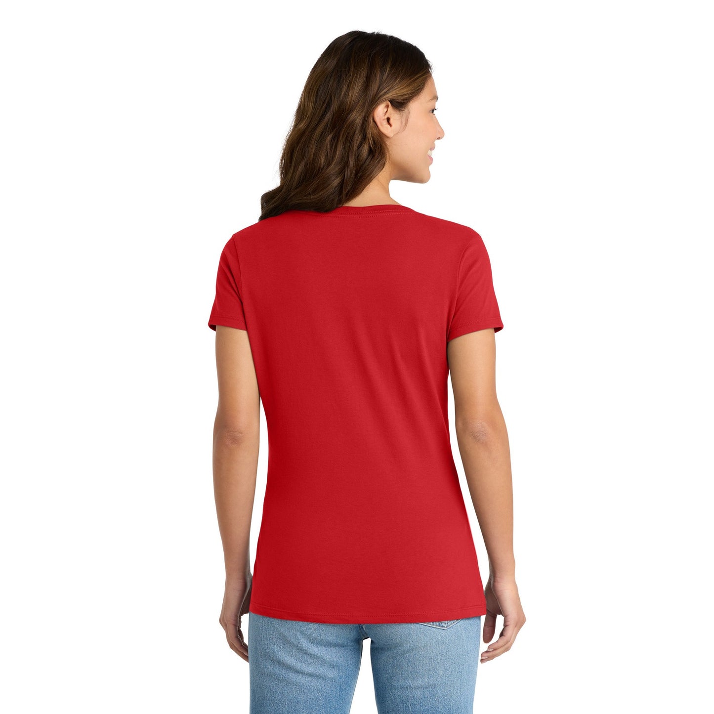 FIRST PRESS - HUMAN EDITION - WOMEN'S V-NECK TEE - "Clean Solids"