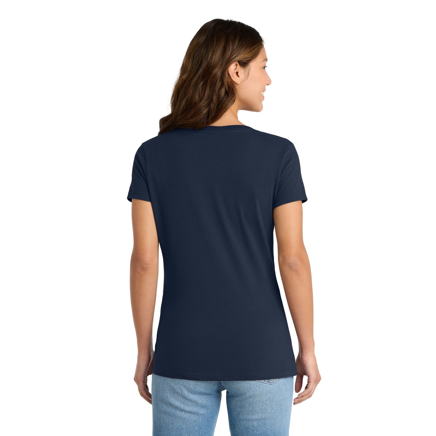 FIRST PRESS - HUMAN EDITION - WOMEN'S V-NECK TEE - "Clean Solids"