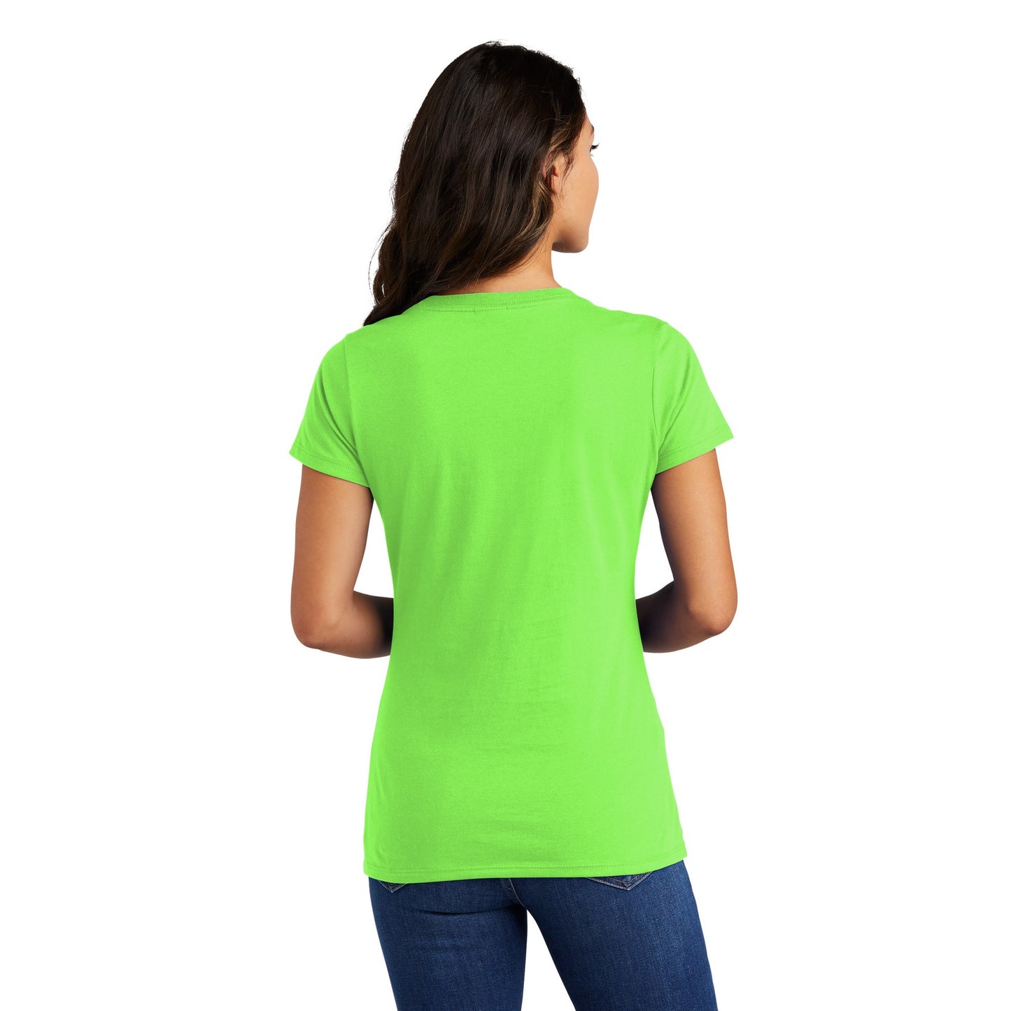 FIRST PRESS - HUMAN EDITION - WOMEN'S V-NECK TEE - "Clean Solids"