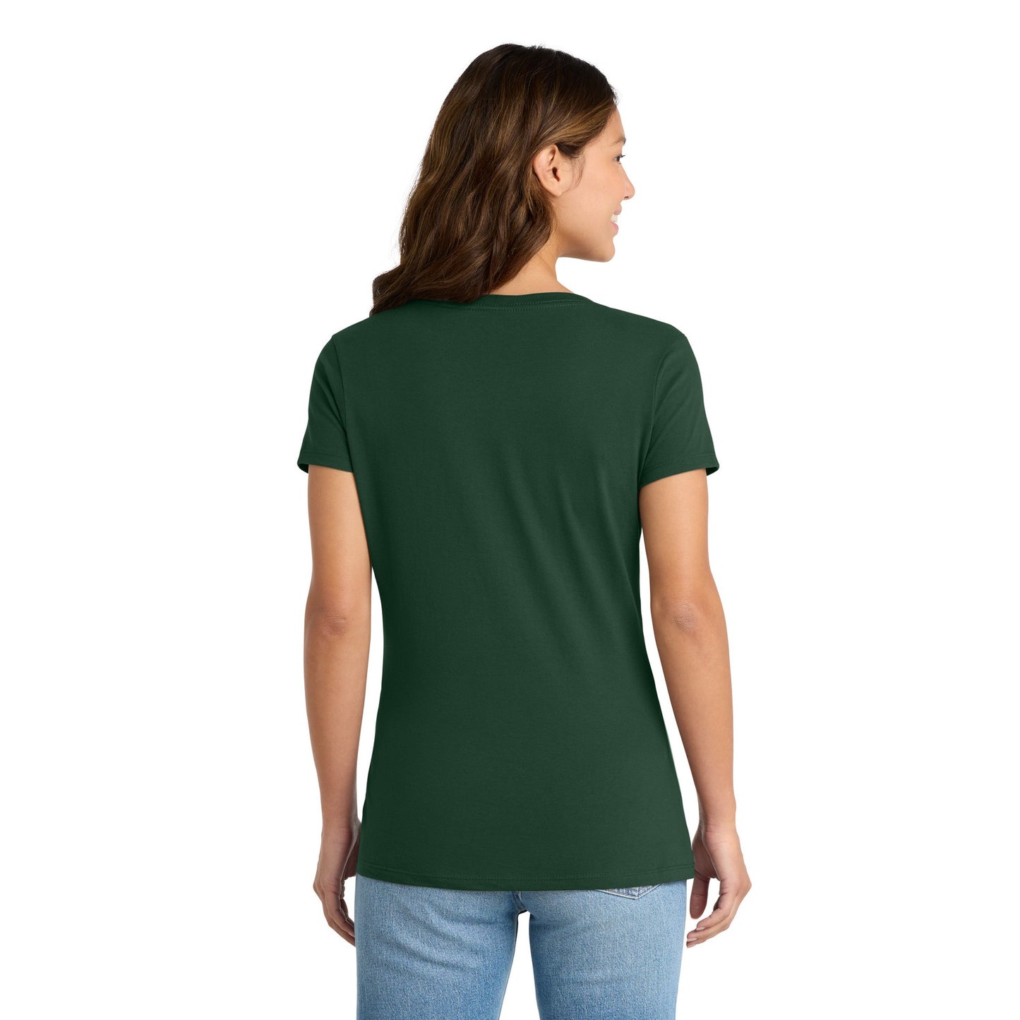 FIRST PRESS - HUMAN EDITION - WOMEN'S V-NECK TEE - "Clean Solids"
