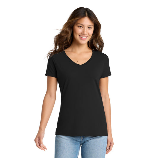FIRST PRESS - HUMAN EDITION - WOMEN'S V-NECK TEE - "Clean Solids"