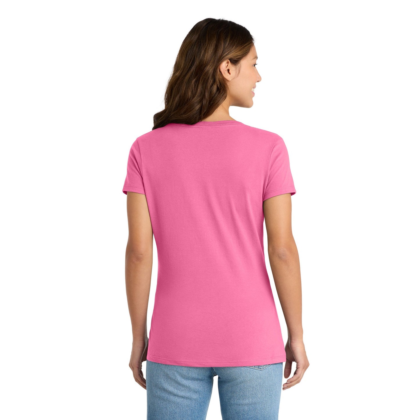 FIRST PRESS - HUMAN EDITION - WOMEN'S V-NECK TEE - "Clean Solids"