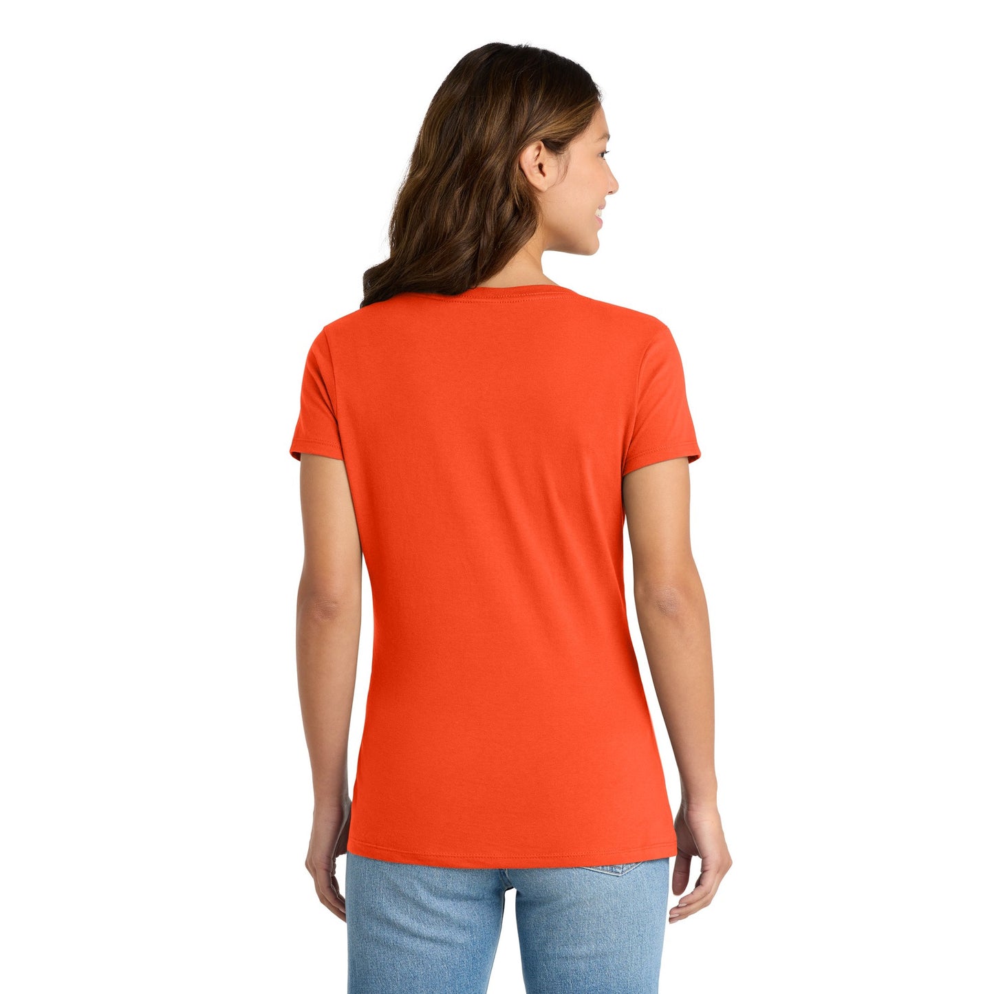 FIRST PRESS - HUMAN EDITION - WOMEN'S V-NECK TEE - "Clean Solids"