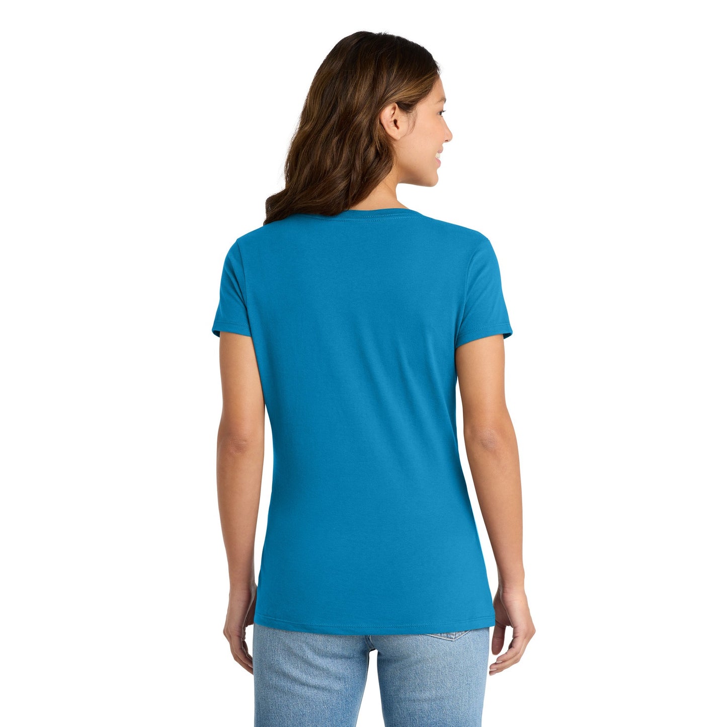 FIRST PRESS - HUMAN EDITION - WOMEN'S V-NECK TEE - "Clean Solids"