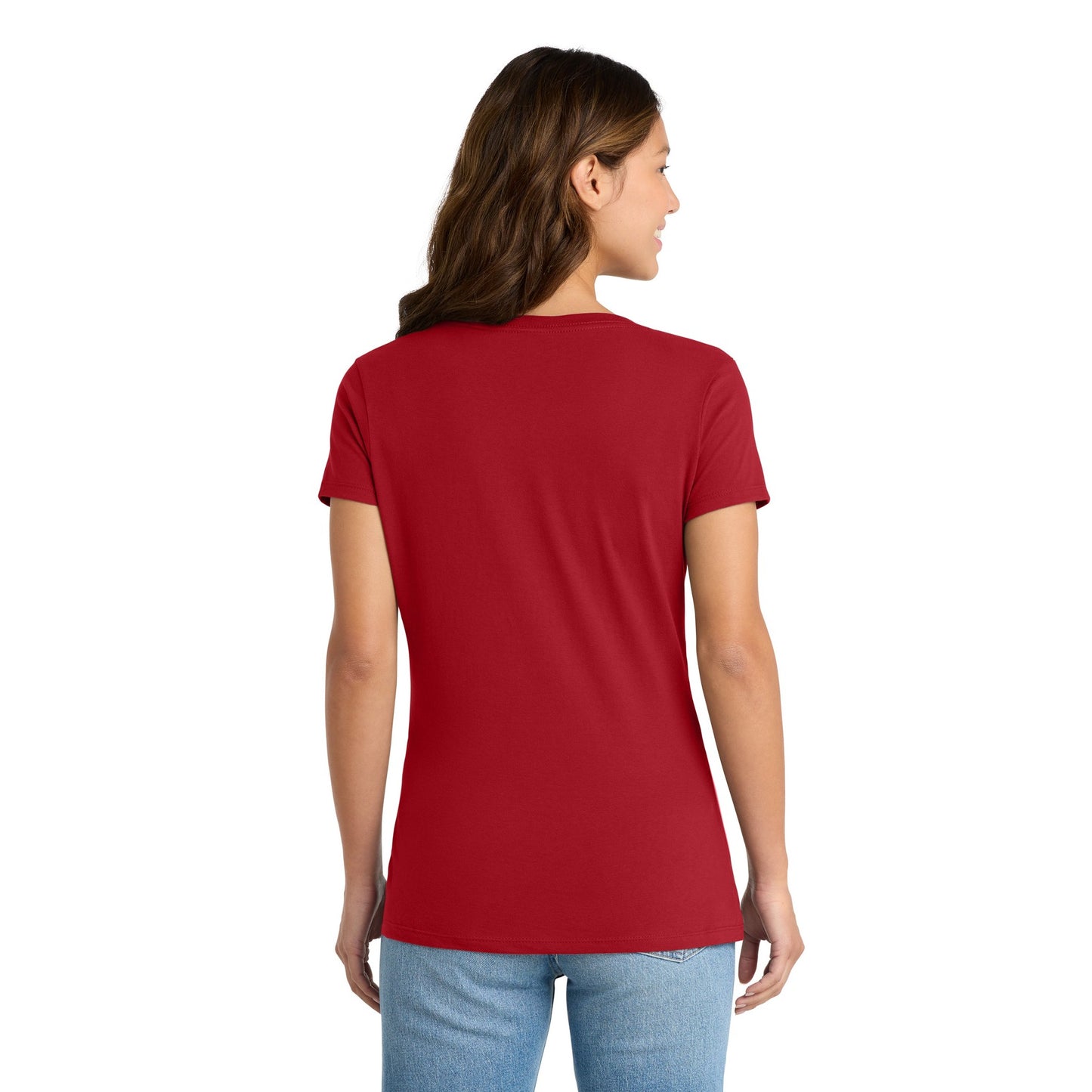 FIRST PRESS - HUMAN EDITION - WOMEN'S V-NECK TEE - "Clean Solids"