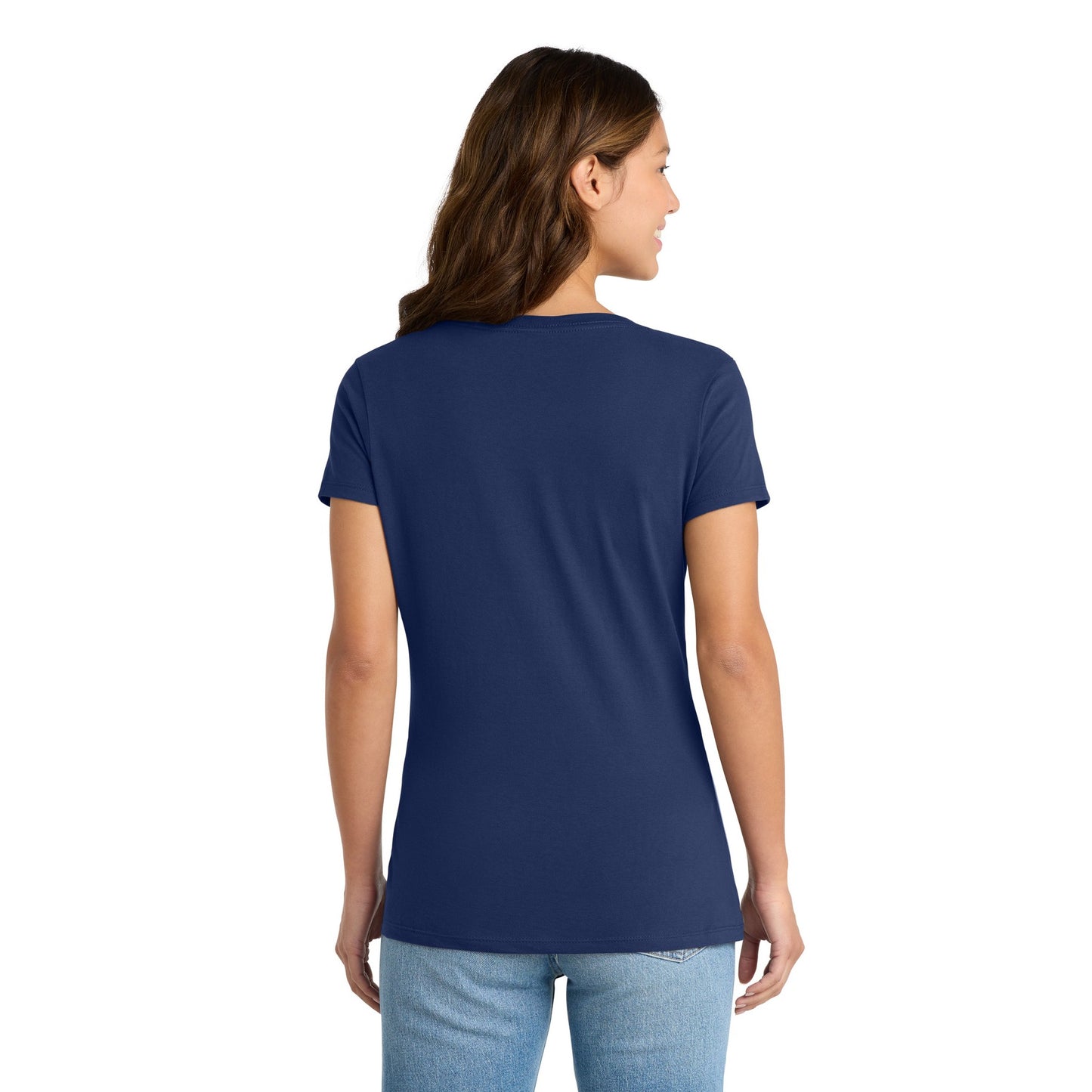 FIRST PRESS - HUMAN EDITION - WOMEN'S V-NECK TEE - "Clean Solids"