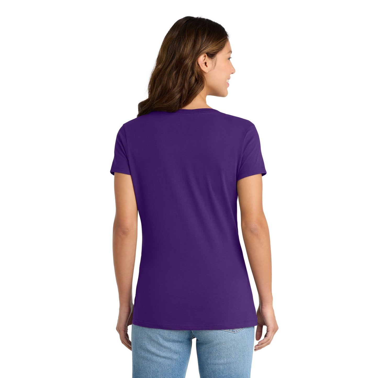 FIRST PRESS - HUMAN EDITION - WOMEN'S V-NECK TEE - "Clean Solids"