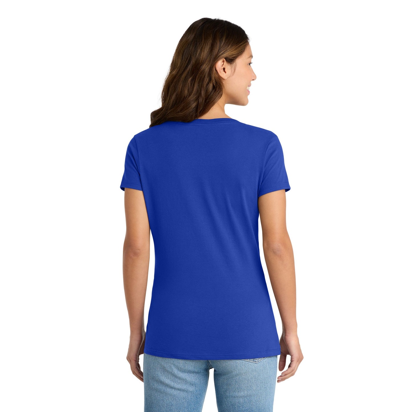 FIRST PRESS - HUMAN EDITION - WOMEN'S V-NECK TEE - "Clean Solids"