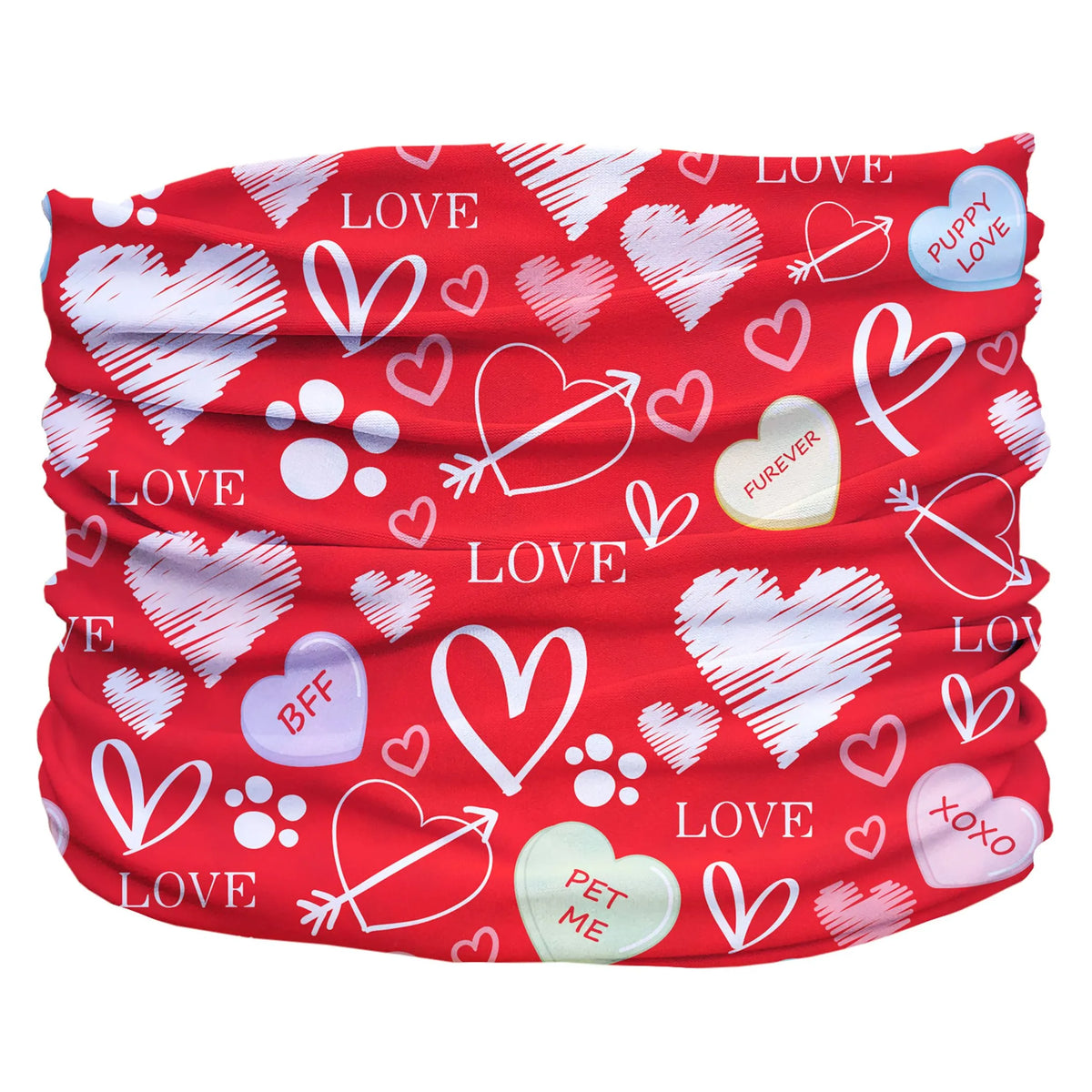 FIRST PRESS - PETS - BANDANAS & SCRUFFS - Puppy Love Pup Scruff