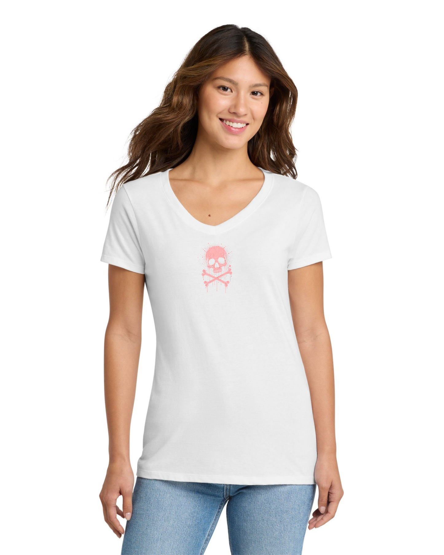 FIRST PRESS - HUMAN EDITION - WOMEN'S V-NECK TEE - "Sweet Surrender"