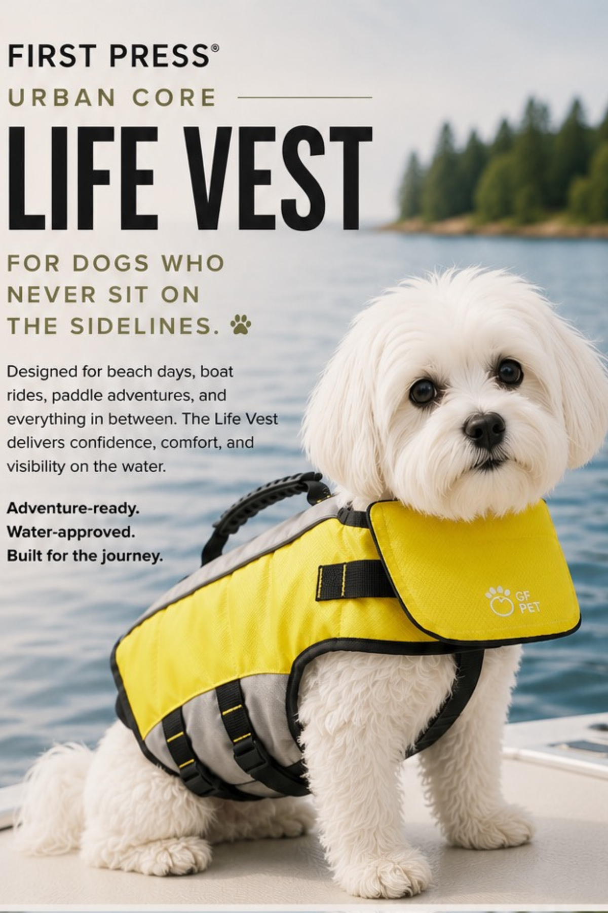 FIRST PRESS - PETS - URBAN CORE ADVENTURE COLLECTION - ADVENTURE LIFE VEST
