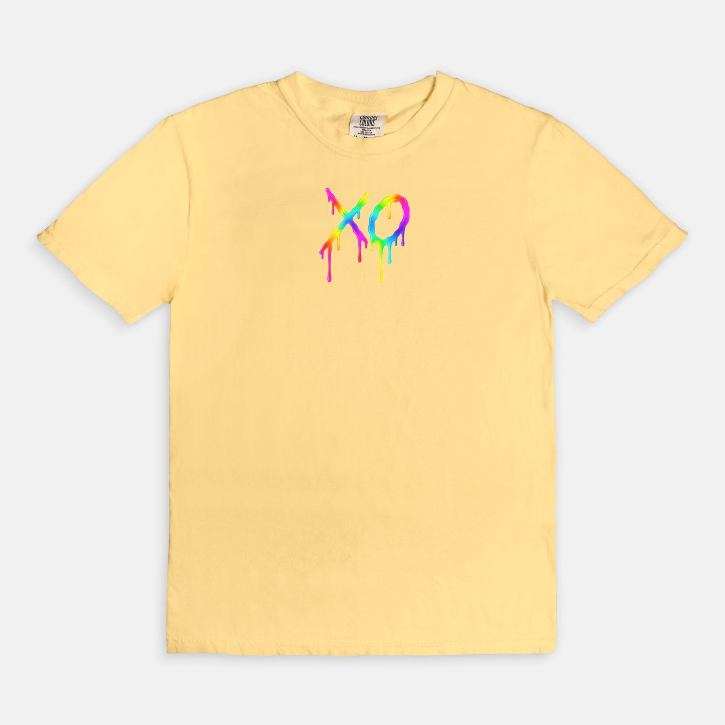 FIRST PRESS - HUMAN EDITION - UNISEX TEE - "Neon XO"