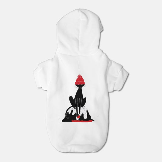 FIRST PRESS - PETS - Drawstring Luxury Hoodie - "Spumoni Sabotage"