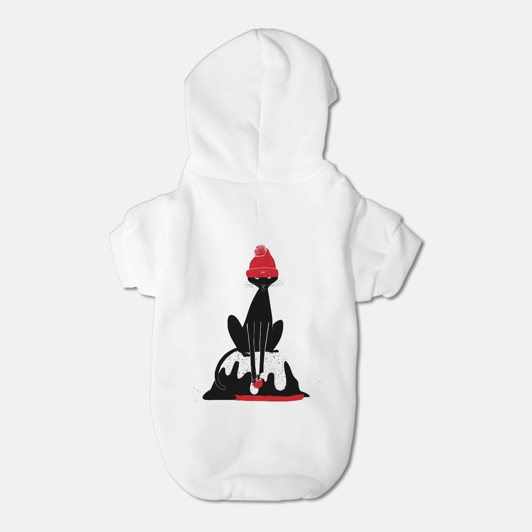 FIRST PRESS - PETS - Drawstring Luxury Hoodie - "Spumoni Sabotage"
