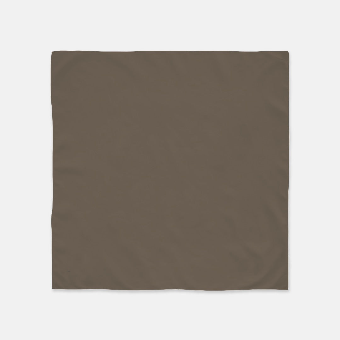 FIRST PRESS - HUMAN EDITION - BANDANA SCARF - Greyish Brown