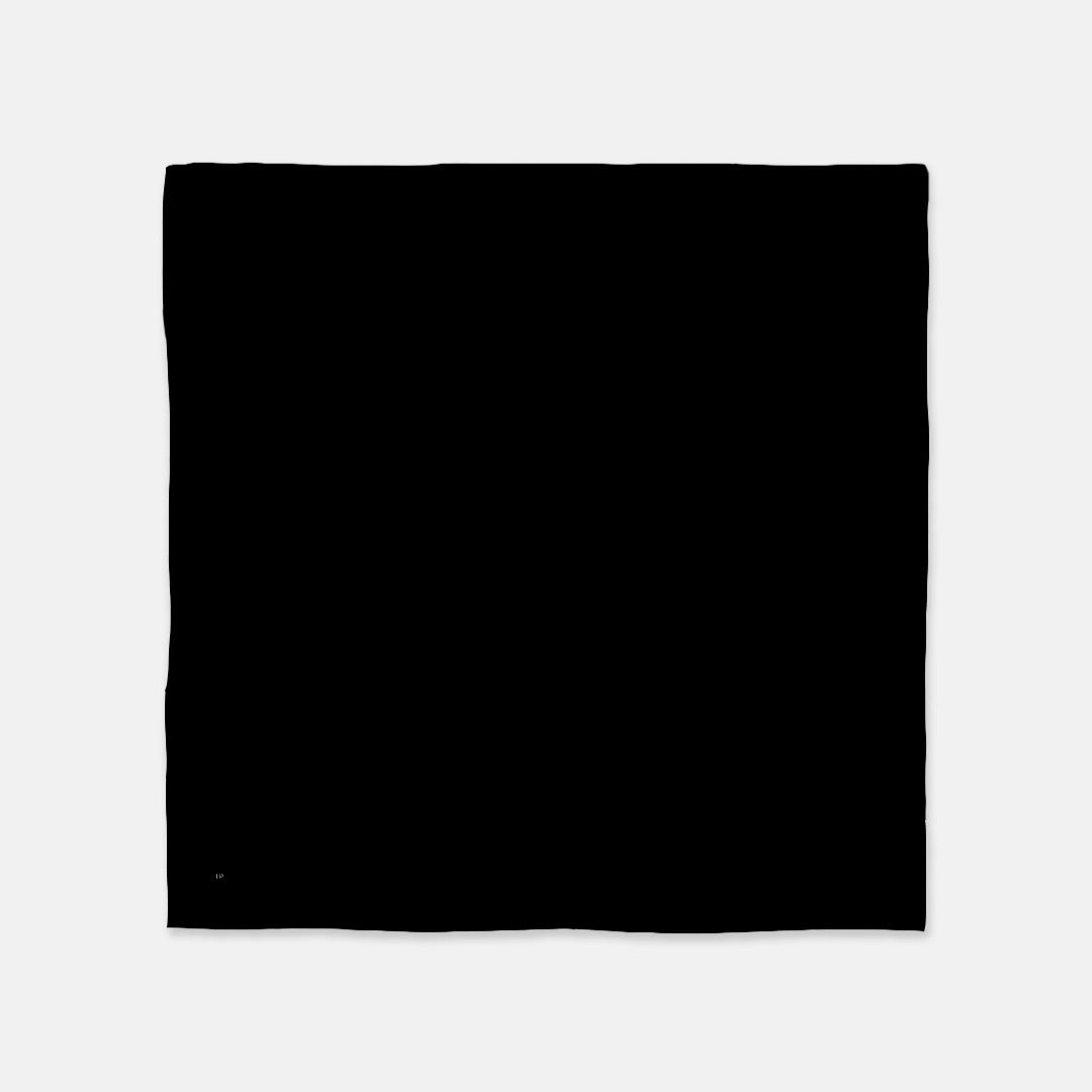 FIRST PRESS - HUMAN EDITION - BANDANA SCARF - Black
