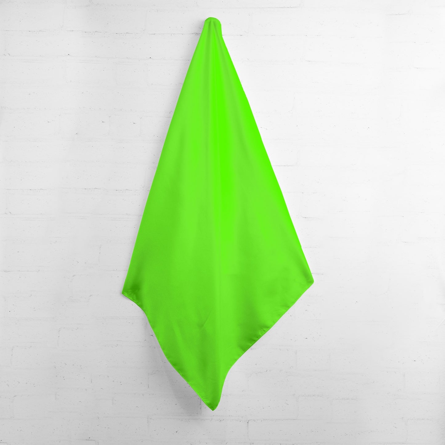 FIRST PRESS - HUMAN EDITION - BANDANA SCARF - Neon Green