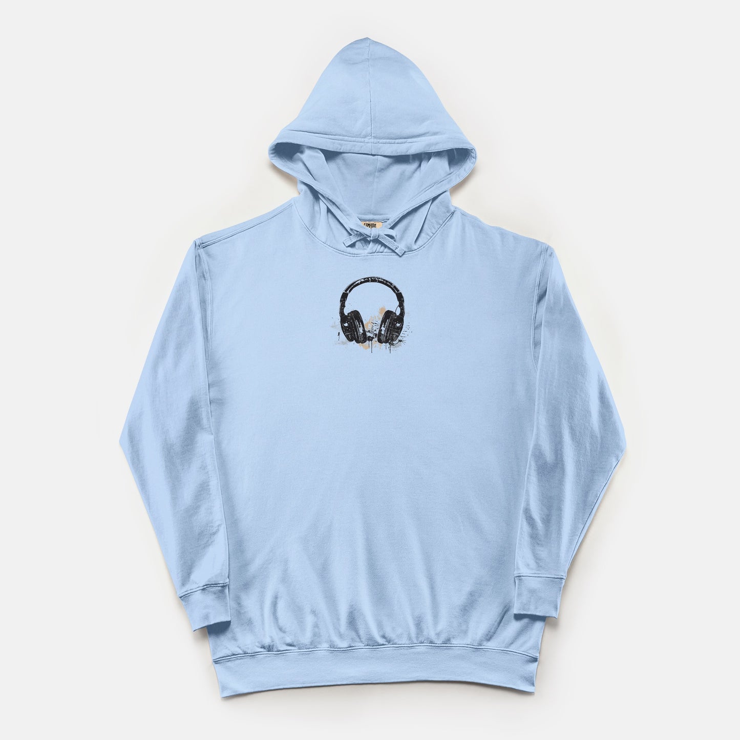 FIRST PRESS - HUMAN EDITION - UNISEX LIGHTWEIGHT HOODED SWEATSHIRT - "After Hours Headphones"