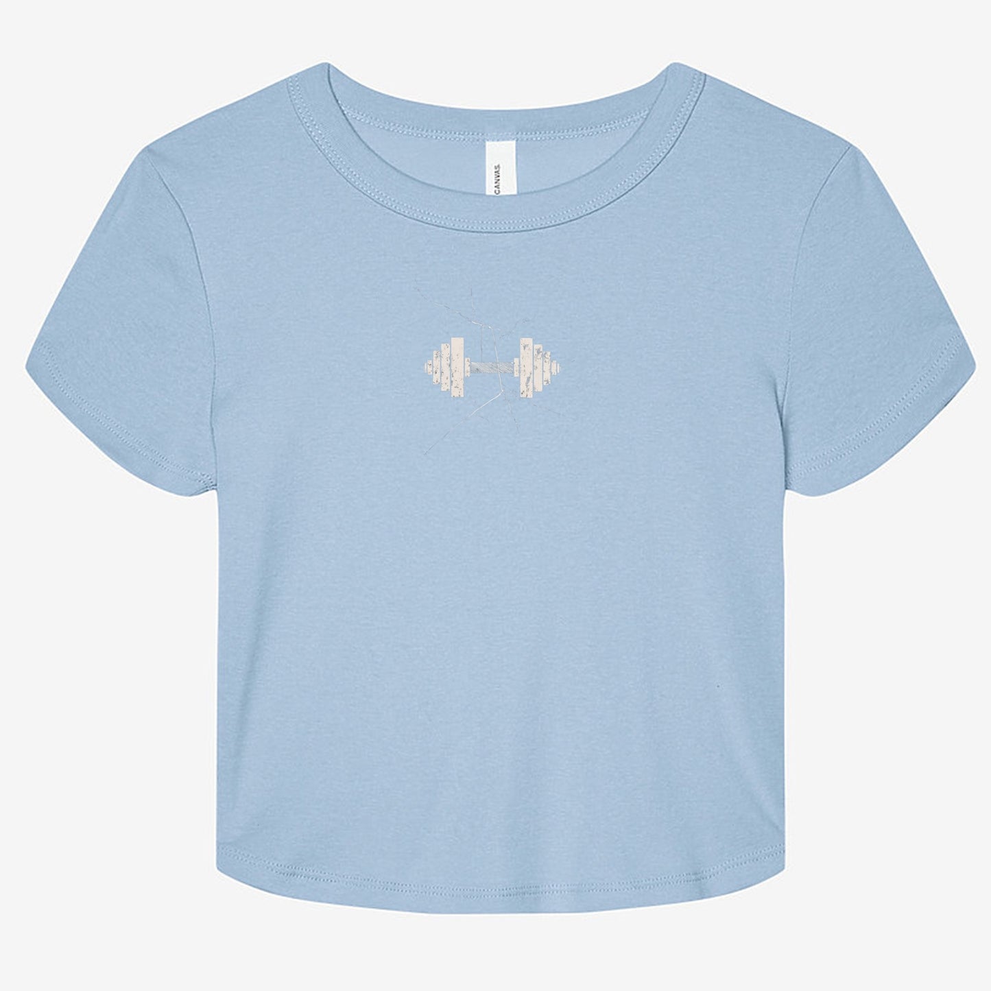 FIRST PRESS - HUMAN EDITION - WOMEN'S MICRO RIB BABY TEE - "Load Bearing"