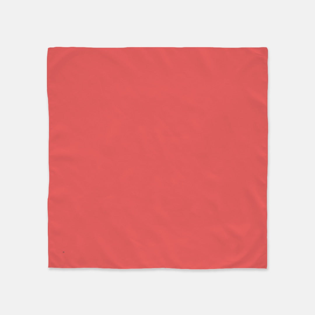 FIRST PRESS - HUMAN EDITION - BANDANA SCARF - Dark Peach