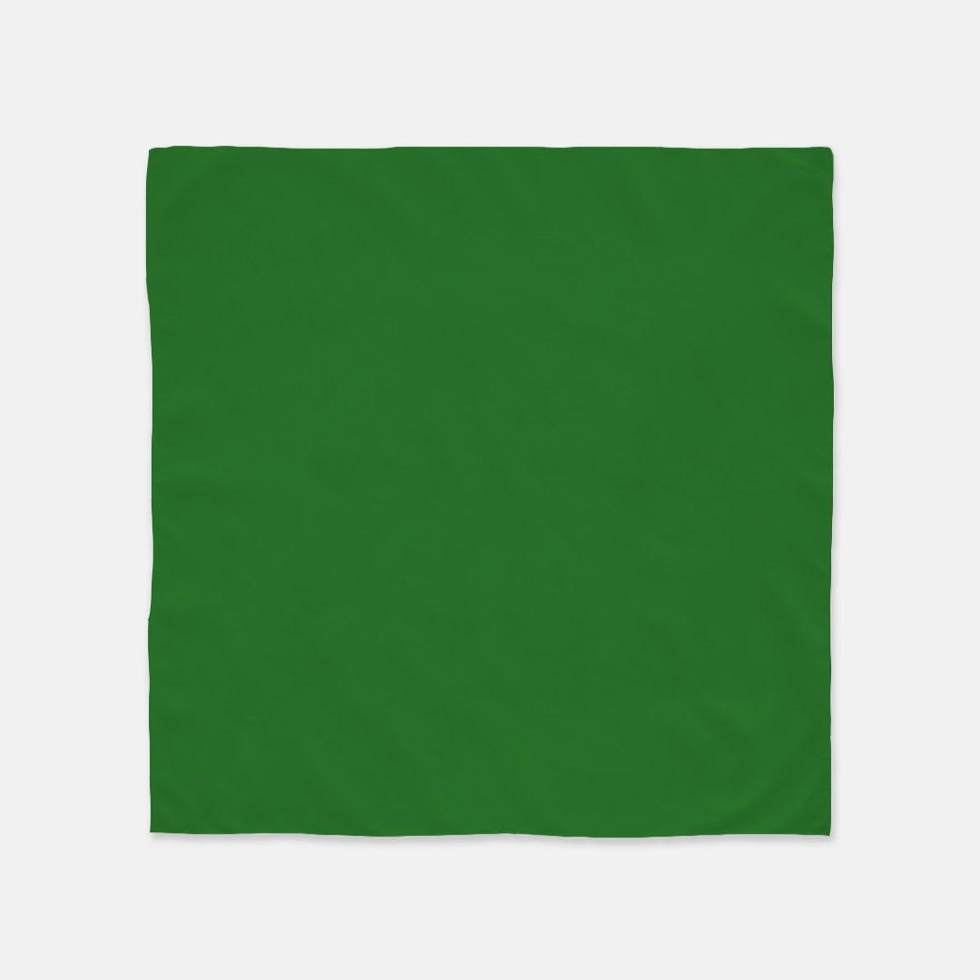 FIRST PRESS - HUMAN EDITION - BANDANA SCARF - Dark Green
