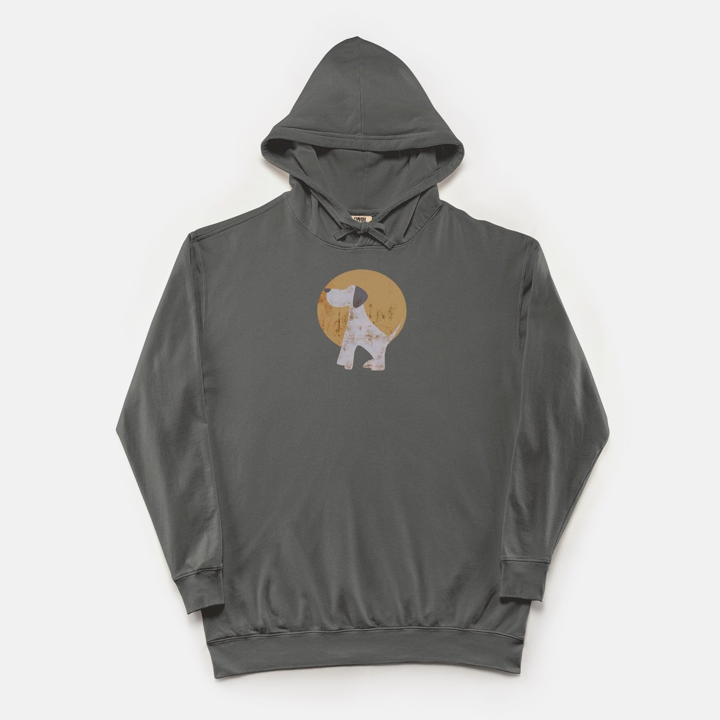 FIRST PRESS - HUMAN EDITION - UNISEX LIGHTWEIGHT HOODED SWEATSHIRT - "The Reading Room"