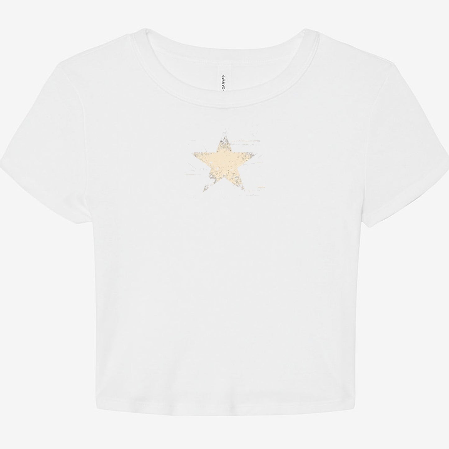 FIRST PRESS - HUMAN EDITION - WOMEN'S MICRO RIB BABY TEE - "Analog Star"