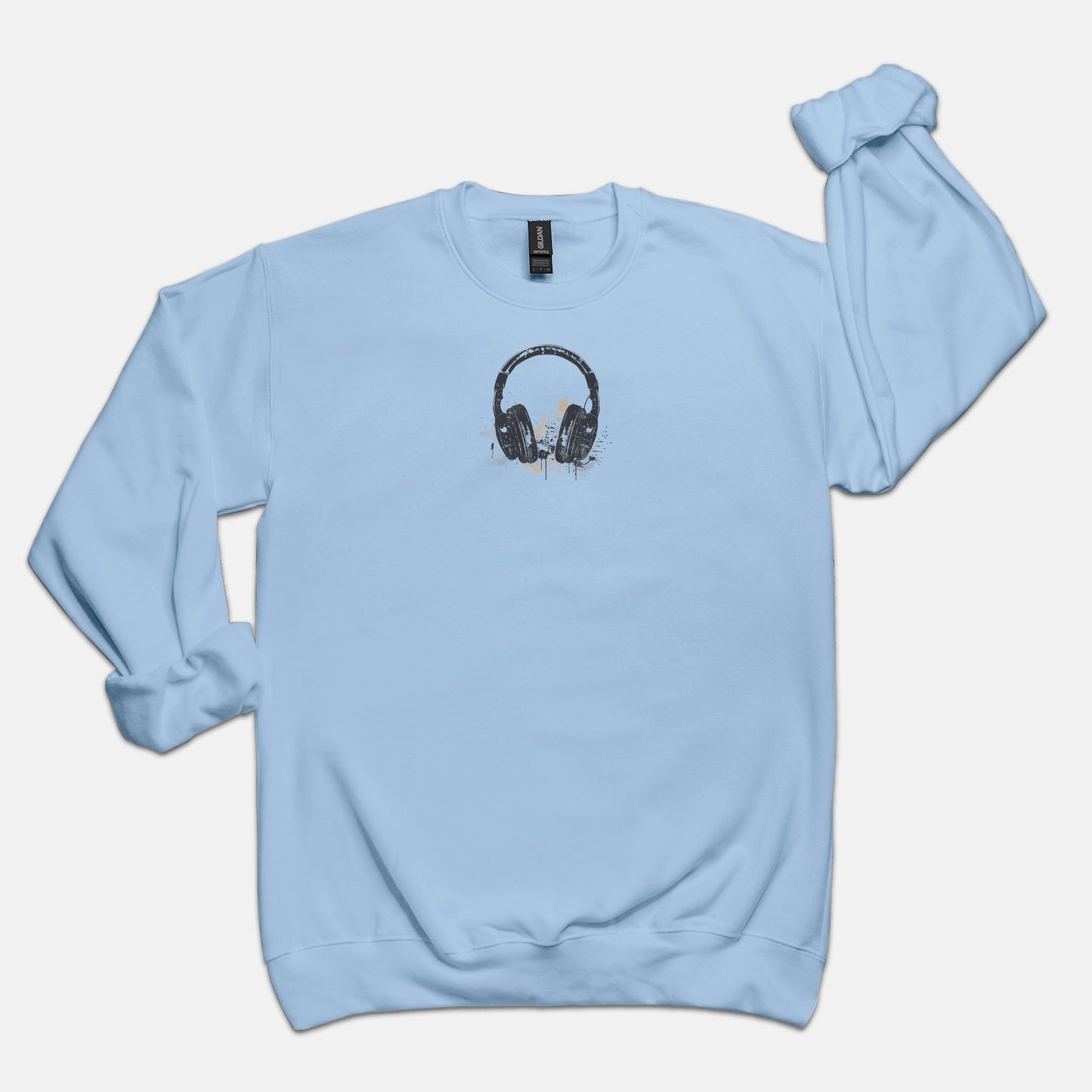 FIRST PRESS - HUMAN EDITION - UNISEX CREWNECK SWEATSHIRT - "After Hours Headphones"