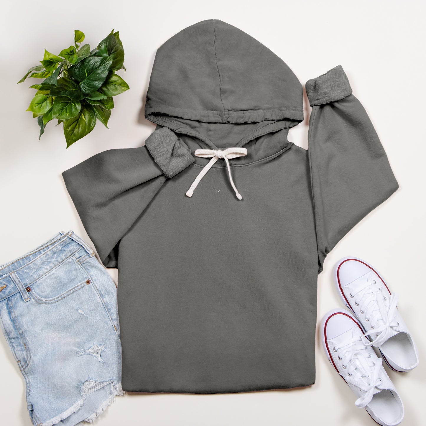 FIRST PRESS - HUMAN EDITION - UNISEX LIGHTWEIGHT HOODED SWEATSHIRT - "Raw Frequency"