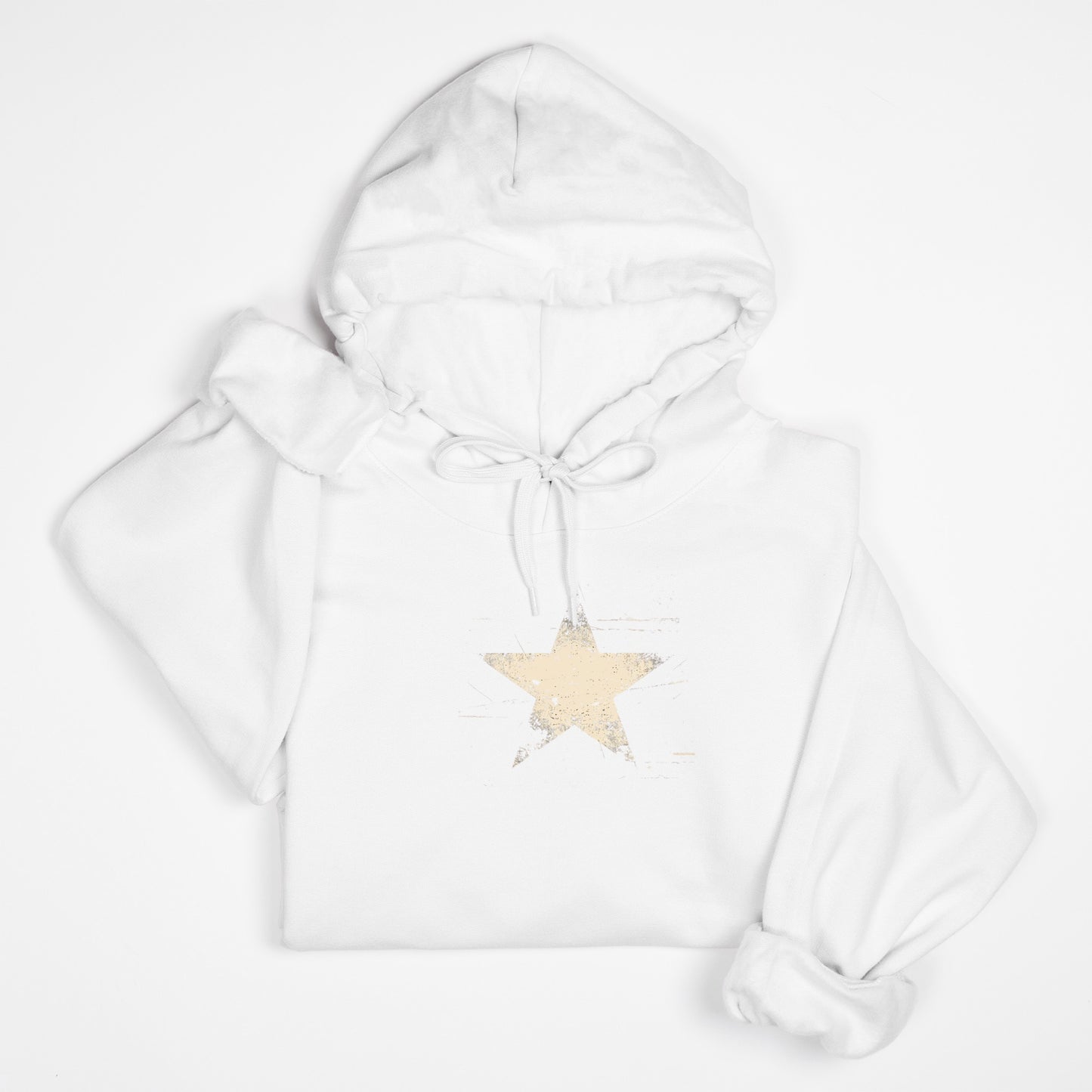 FIRST PRESS - HUMAN EDITION - UNISEX LIGHTWEIGHT HOODED SWEATSHIRT - "Analog Star"