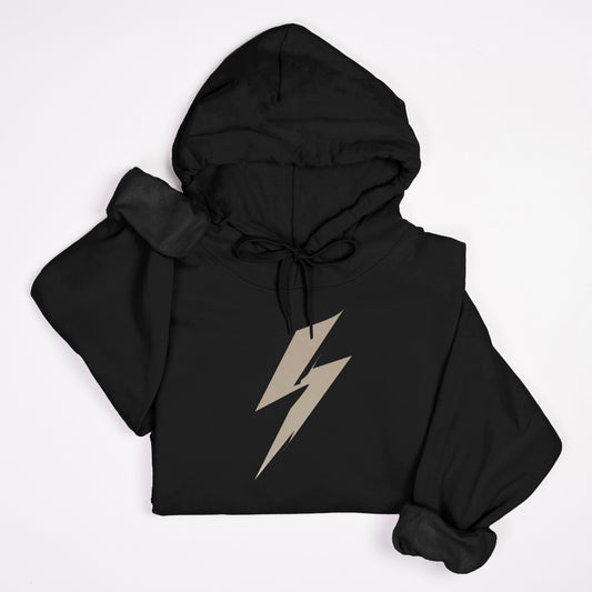 FIRST PRESS - HUMAN EDITION - UNISEX SWEATSHIRT HOODIE - "Quiet Bolt"