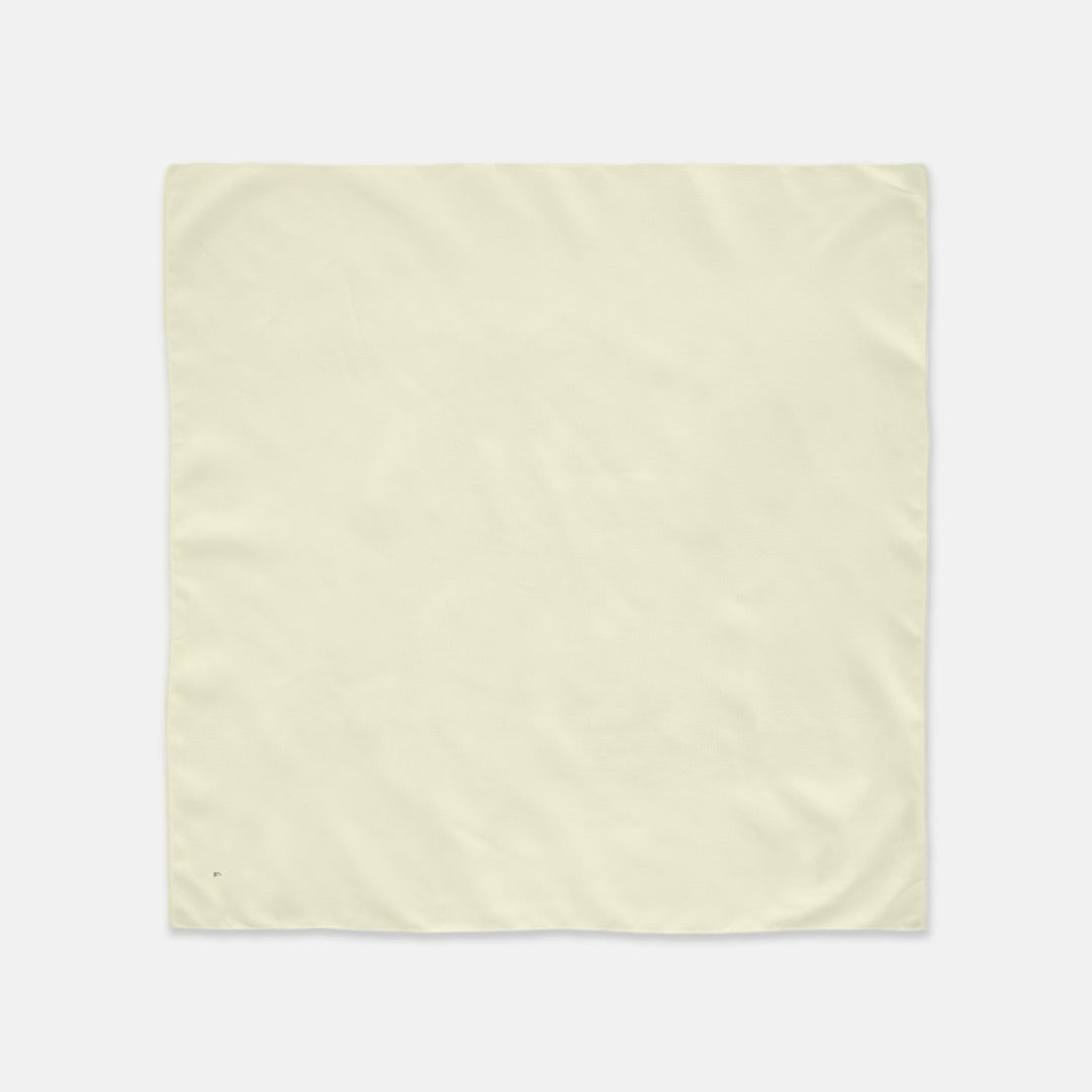 FIRST PRESS - HUMAN EDITION - BANDANA SCARF - Soft Yellow